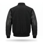 Custom Tailored Men’s Varsity Bomber Baseball Letterman Genuine Leather jacket