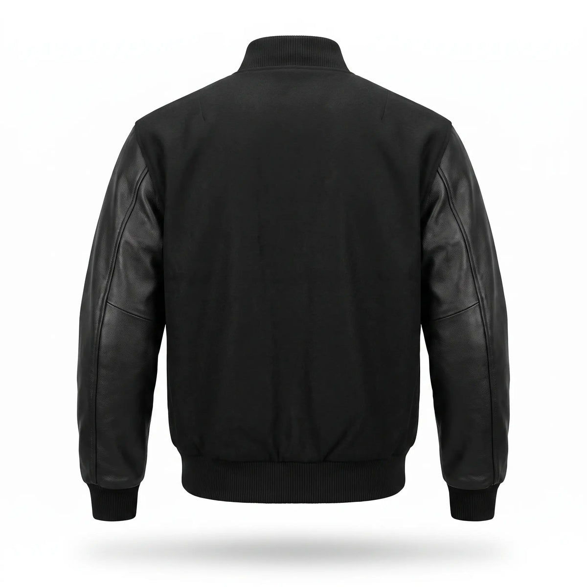Custom Tailored Men’s Varsity Bomber Baseball Letterman Genuine Leather jacket