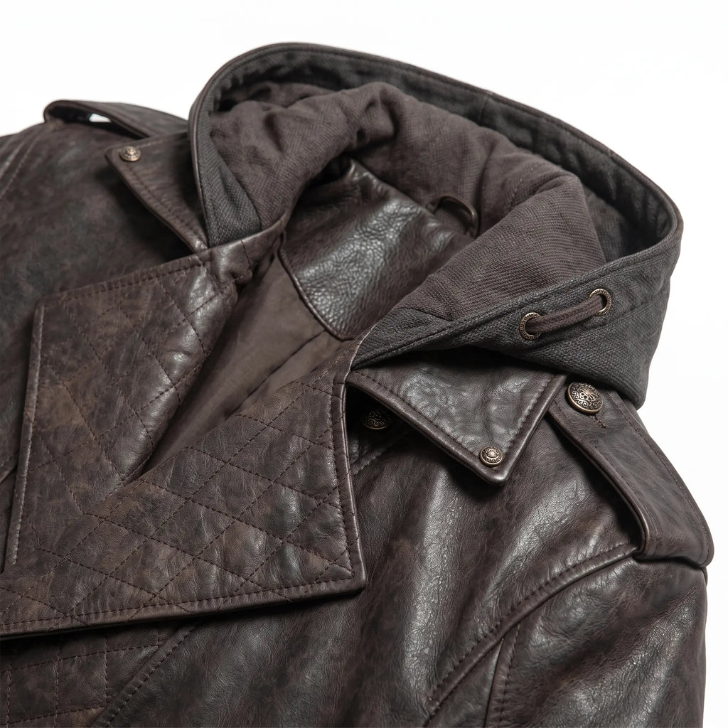 Custom Tailored Assassins Creed Syndicate Frye’s Trench Genuine Leather Coat