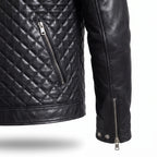 Custom Tailored Men’s Real Genuine Leather Biker Slim Fit Sleek Retro Jacket
