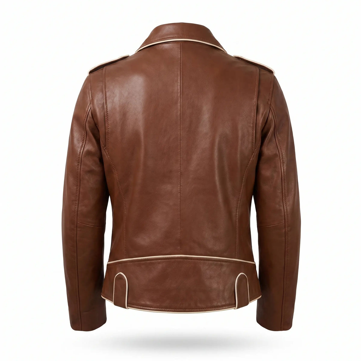 Custom Tailored Genuine Tanned Leather Biker Designer Ladies Jacket