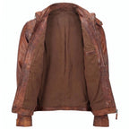 Cafe Racer Real Leather Jacket