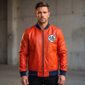 Custom Tailored Men’s Dragon Ball Z Goku, Super Broly Styled Genuine Sheepskin Leather Jacket