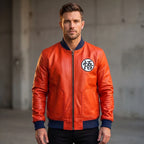 Custom Tailored Men’s Dragon Ball Z Goku, Super Broly Styled Genuine Sheepskin Leather Jacket