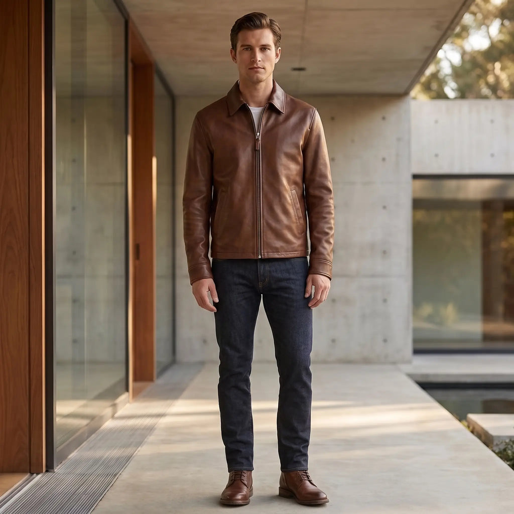 Single Piece Genuine Leather Jacket
