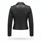 Genuine Motorcycle Leather Jacket-Women