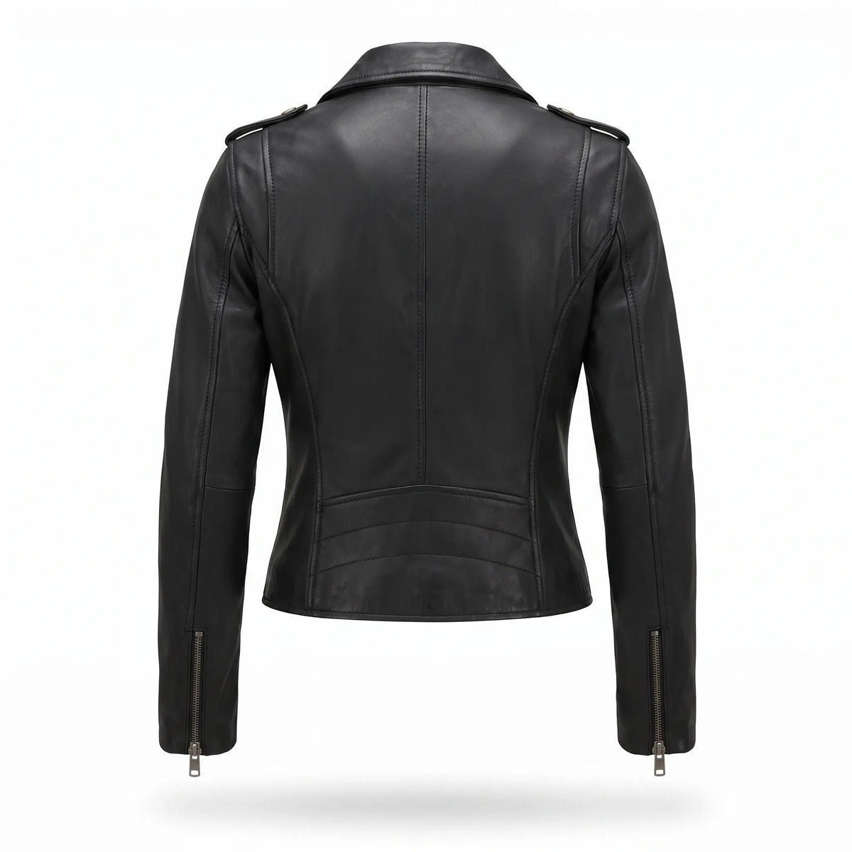 Genuine Motorcycle Leather Jacket-Women