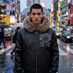Custom Tailored Pelle Pelle World Tour 1978 Inspired Genuine Sheepskin Leather Jacket