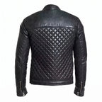 Custom Tailored Men’s Real Genuine Leather Biker Slim Fit Sleek Retro Jacket