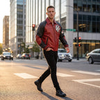 Custom Tailored Men’s Pelle Pelle Soda Club Styled Genuine Leather Jacket