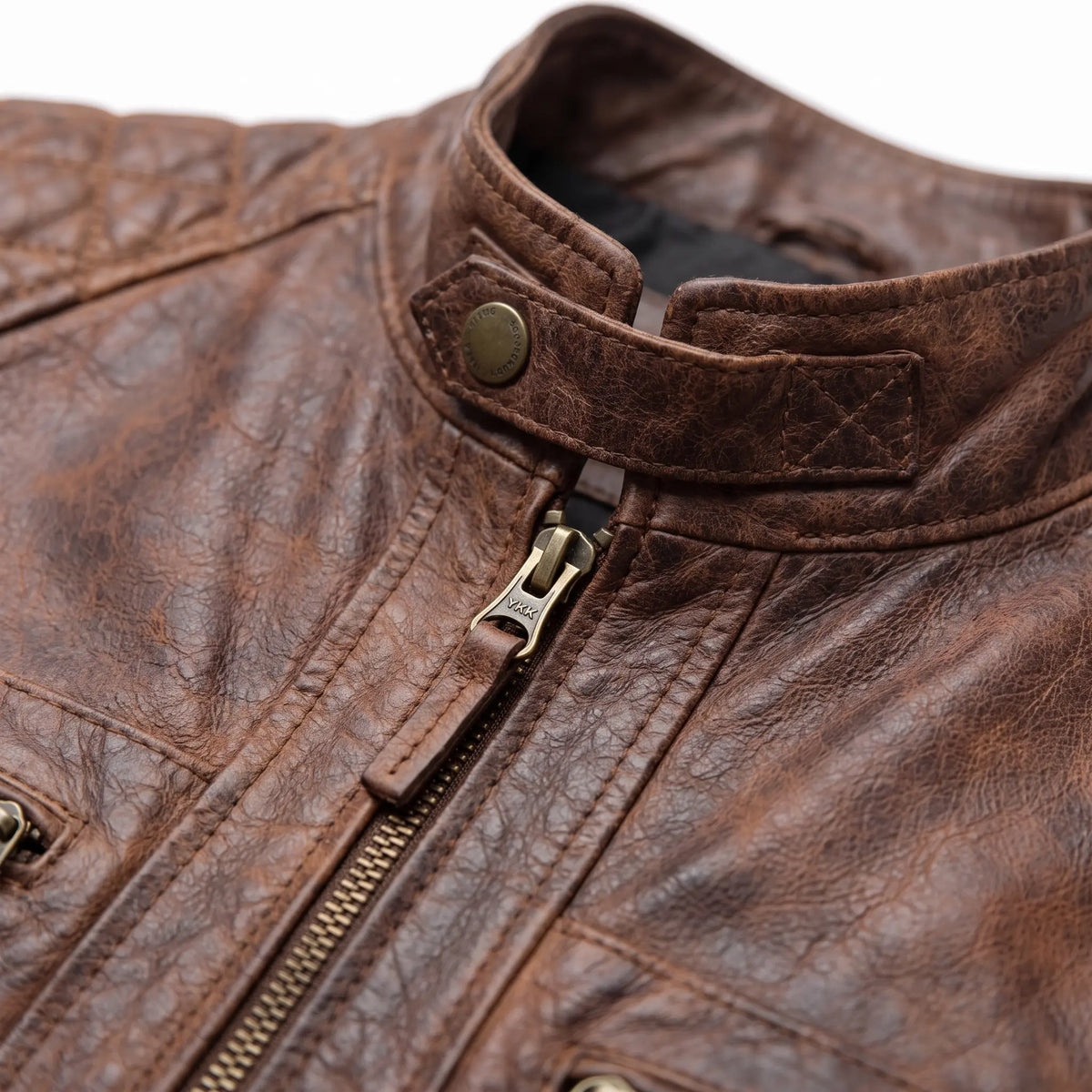 Cafe Racer Real Leather Jacket