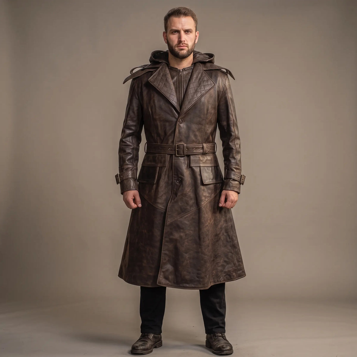 Custom Tailored Assassins Creed Syndicate Frye’s Trench Genuine Leather Coat