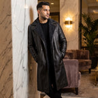 Custom Tailored Blade Runner 2049 Ryan Gosling Genuine Fur Collar Trench Coat