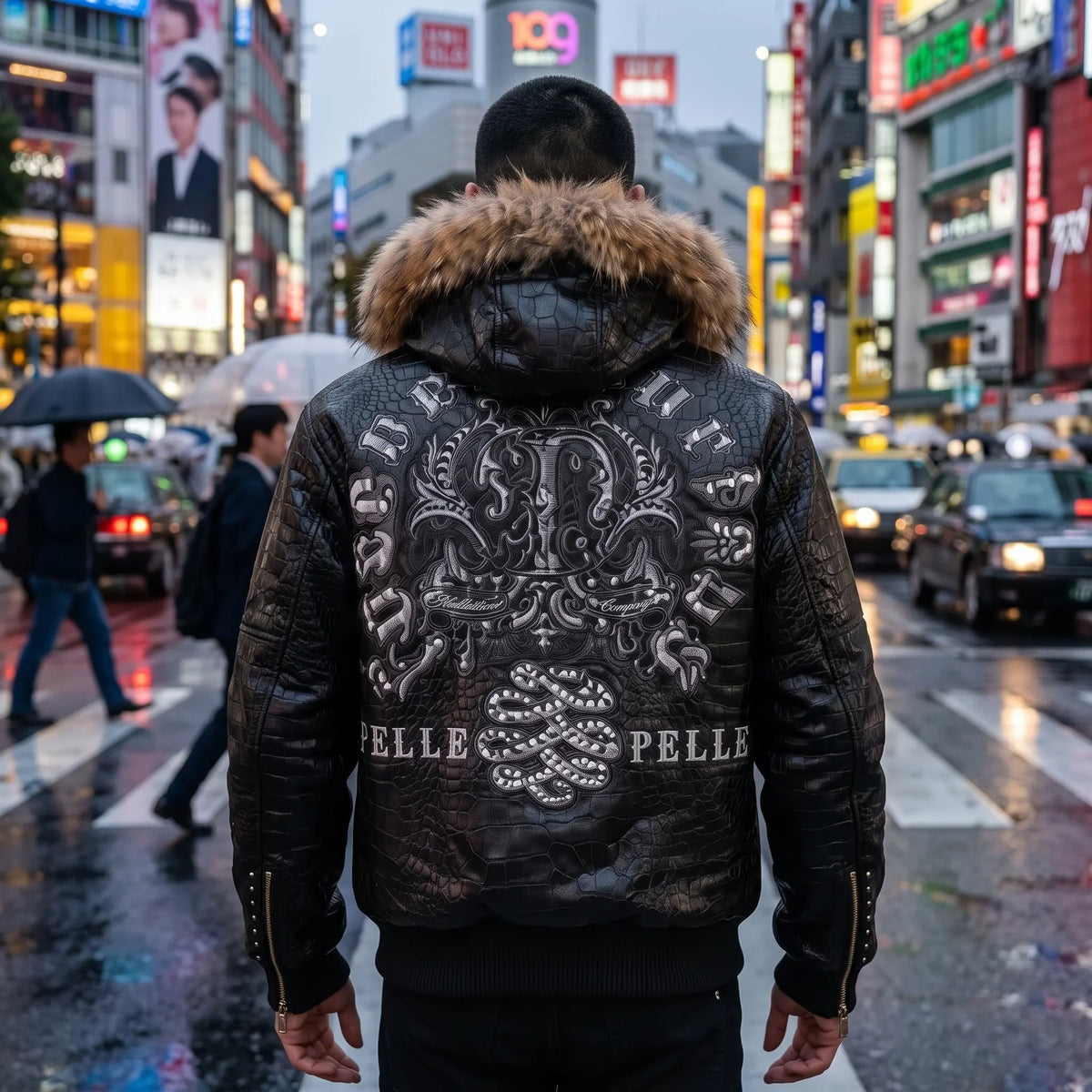 Custom Tailored Pelle Pelle World Tour 1978 Inspired Genuine Sheepskin Leather Jacket