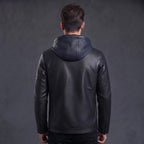 Custom Tailored Men Limited Edition Motor Bike Genuine Sheepskin Leather Jacket