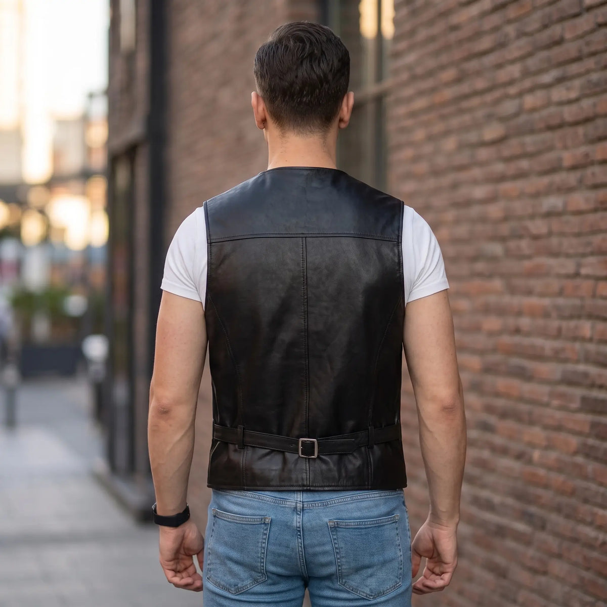 Genuine Sheepskin Leather Vest