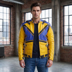Custom Tailored Deadpool 3 Hugh Jackman Wolverine Genuine Sheepskin Jacket
