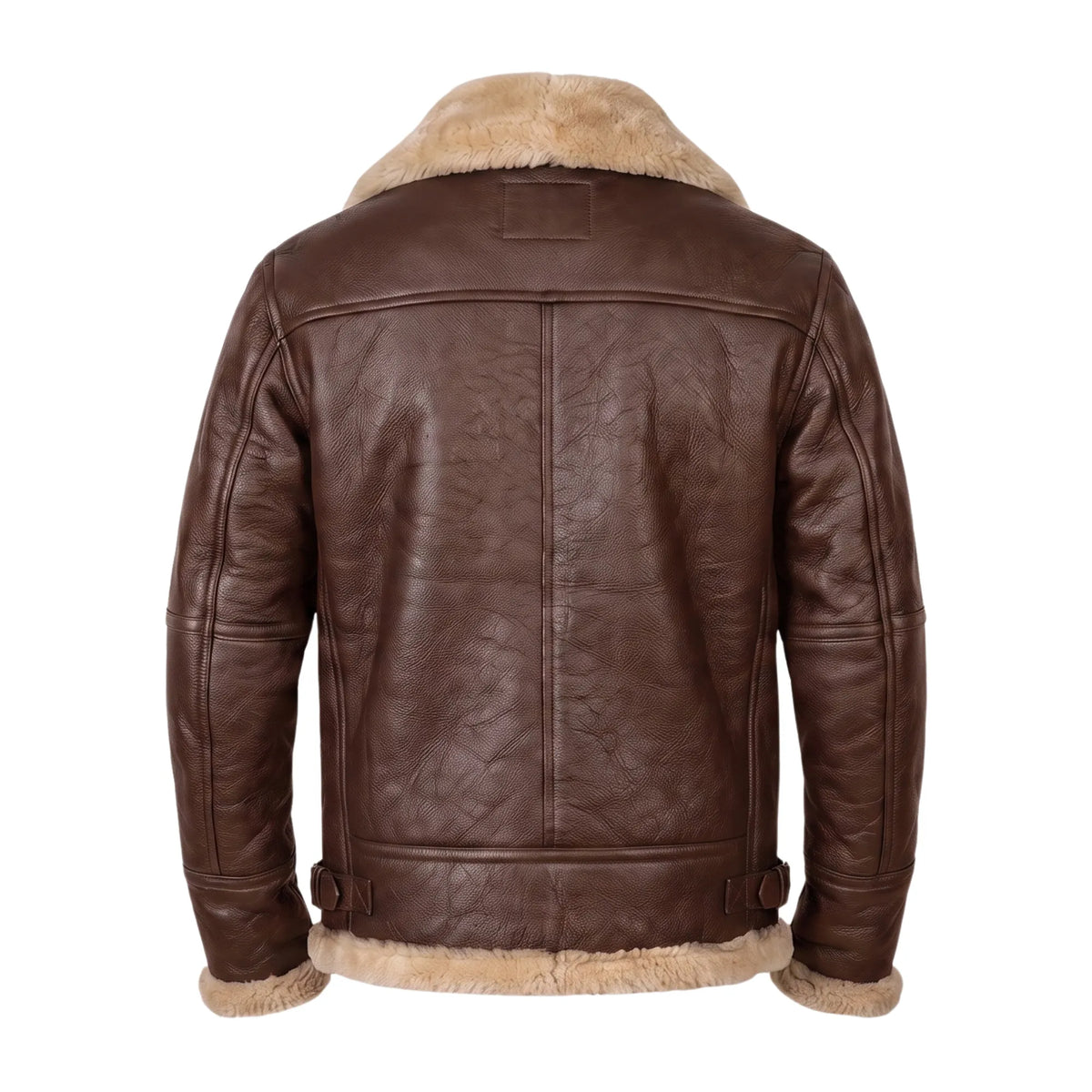 B3 RAF Aviator Pilot Men’s Sheepskin Shearling Jacket -Original Fur Jacket